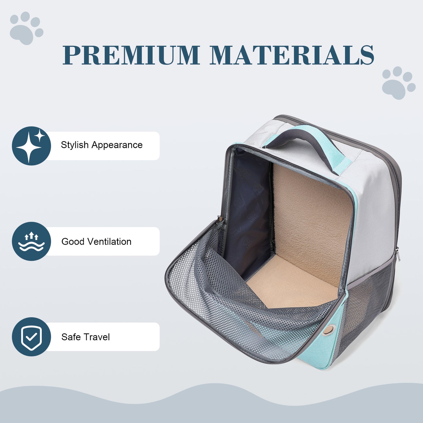 MDODO Cat Carrying Case Pet Dog Carrier Soft-Sided Cat  Bags for carrying pets