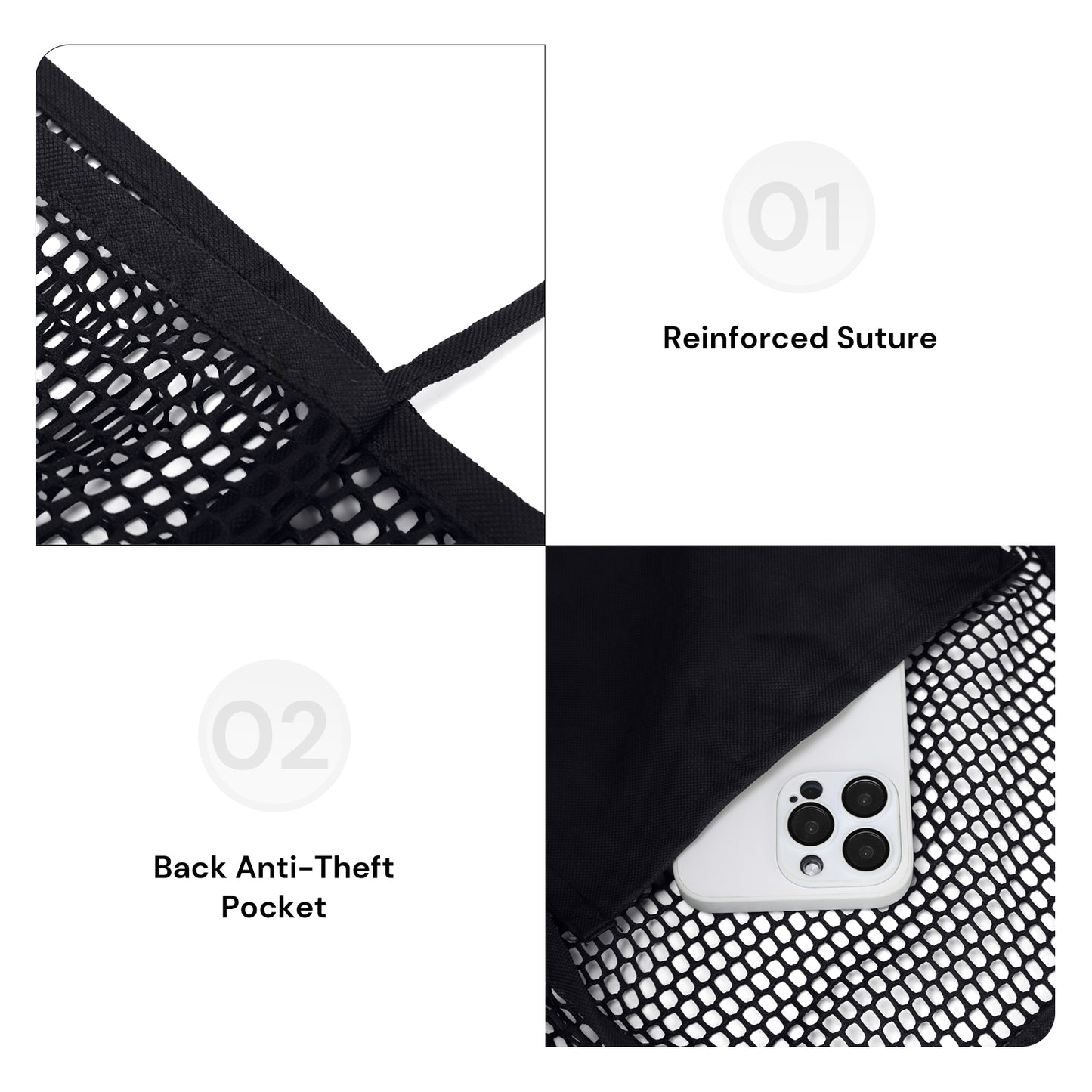 MDODO Beach bags Summer Travel Mesh Tote Bag with Large Inner Pocket, Sandproof Woven Shoulder Handbag