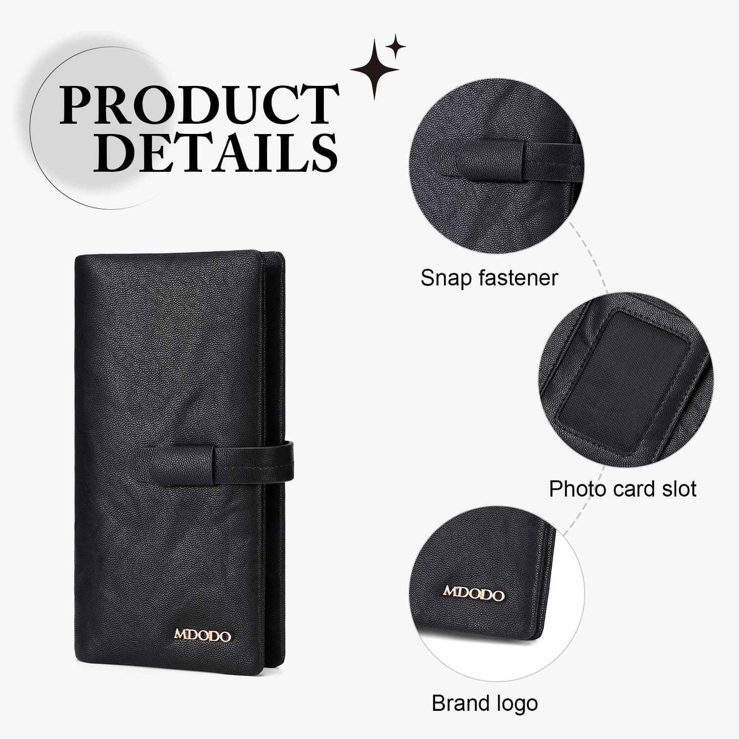 MDODO Handbags, purses and wallets Long Leather Handbags Purses and Wallets