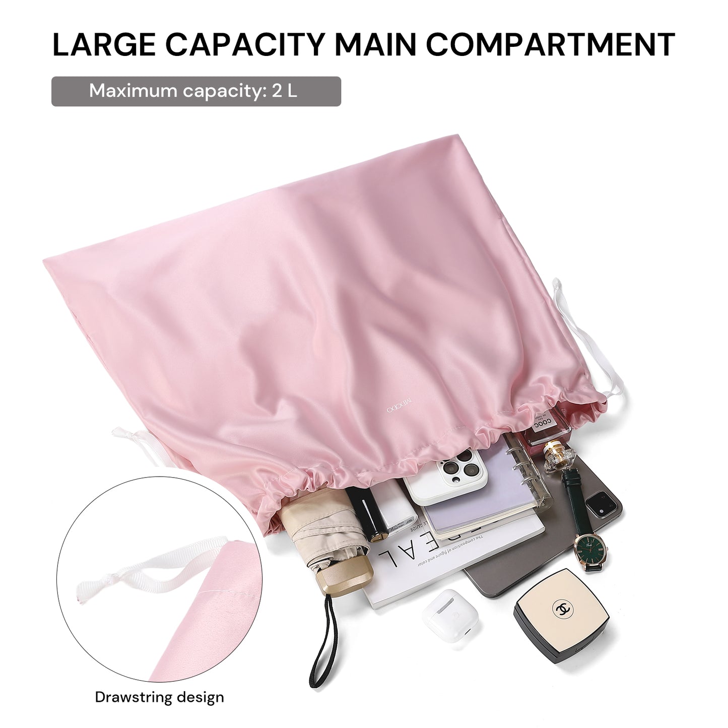 MDODO Textile shopping bags Reusable Washable Waterproof Nylon Pouch Bags