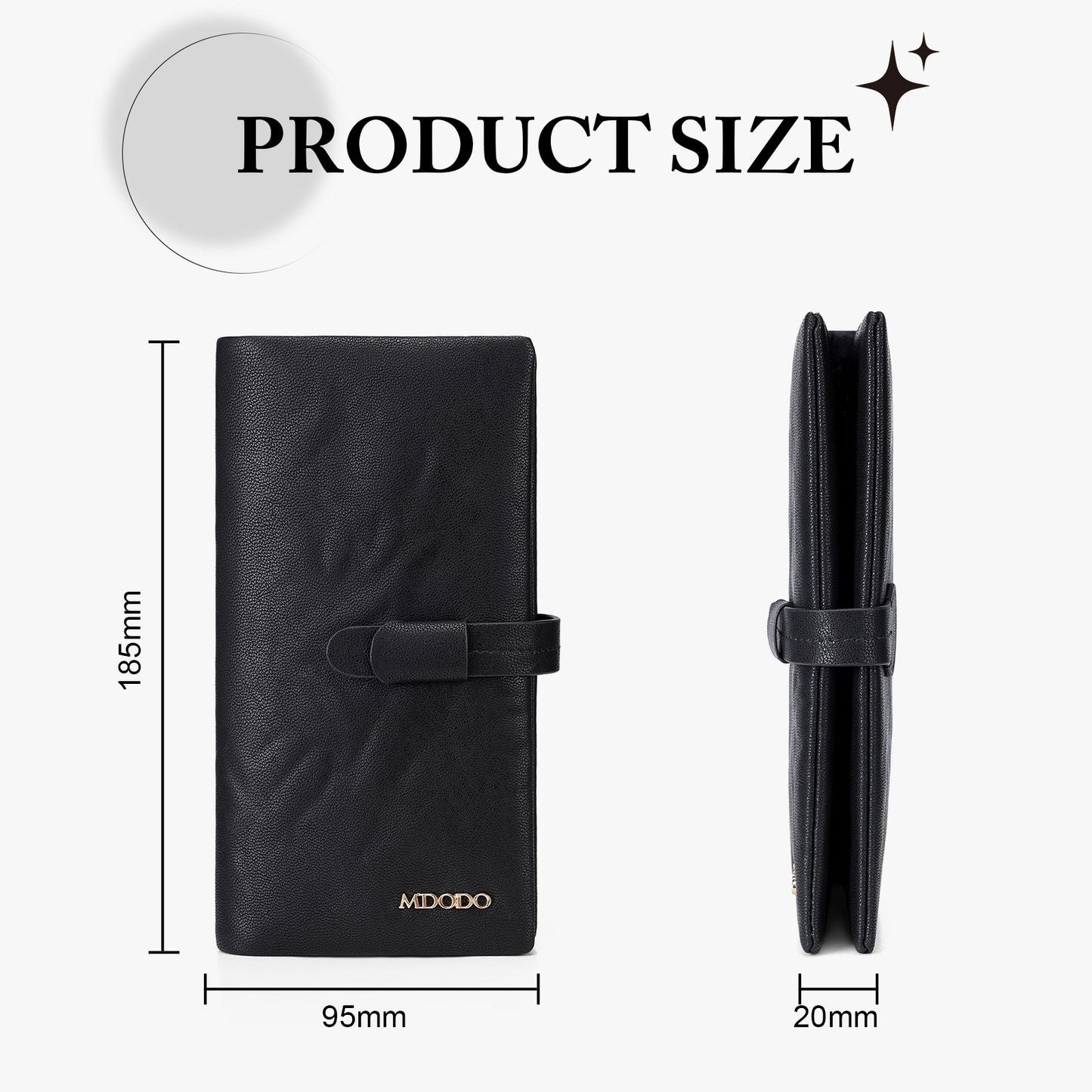 MDODO Handbags, purses and wallets Long Leather Handbags Purses and Wallets