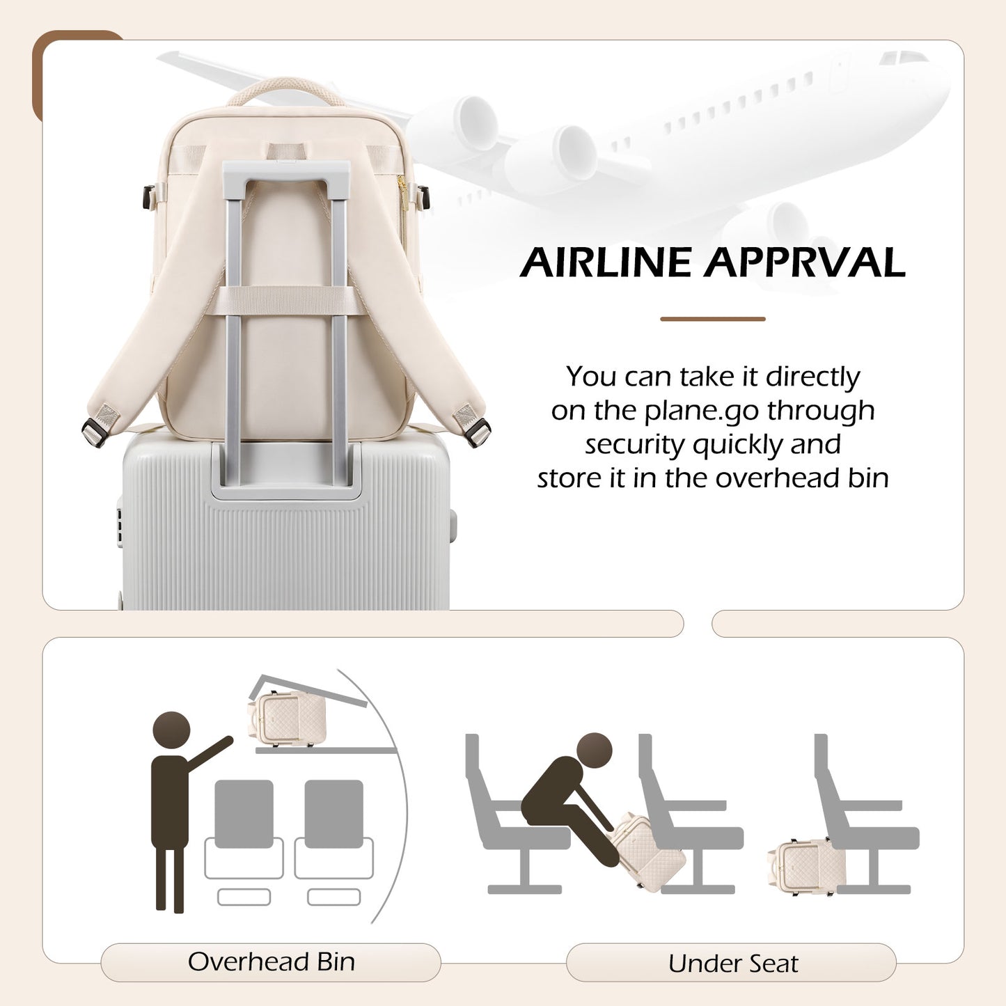 MDODO Rucksacks Travel Backpack for Women Men