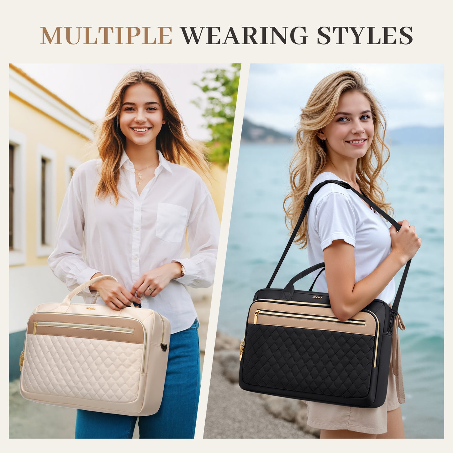 MDODO Fitted protective covers for handbags, briefcases, valises, suitcases, and briefcase-like portfolios Laptop bag