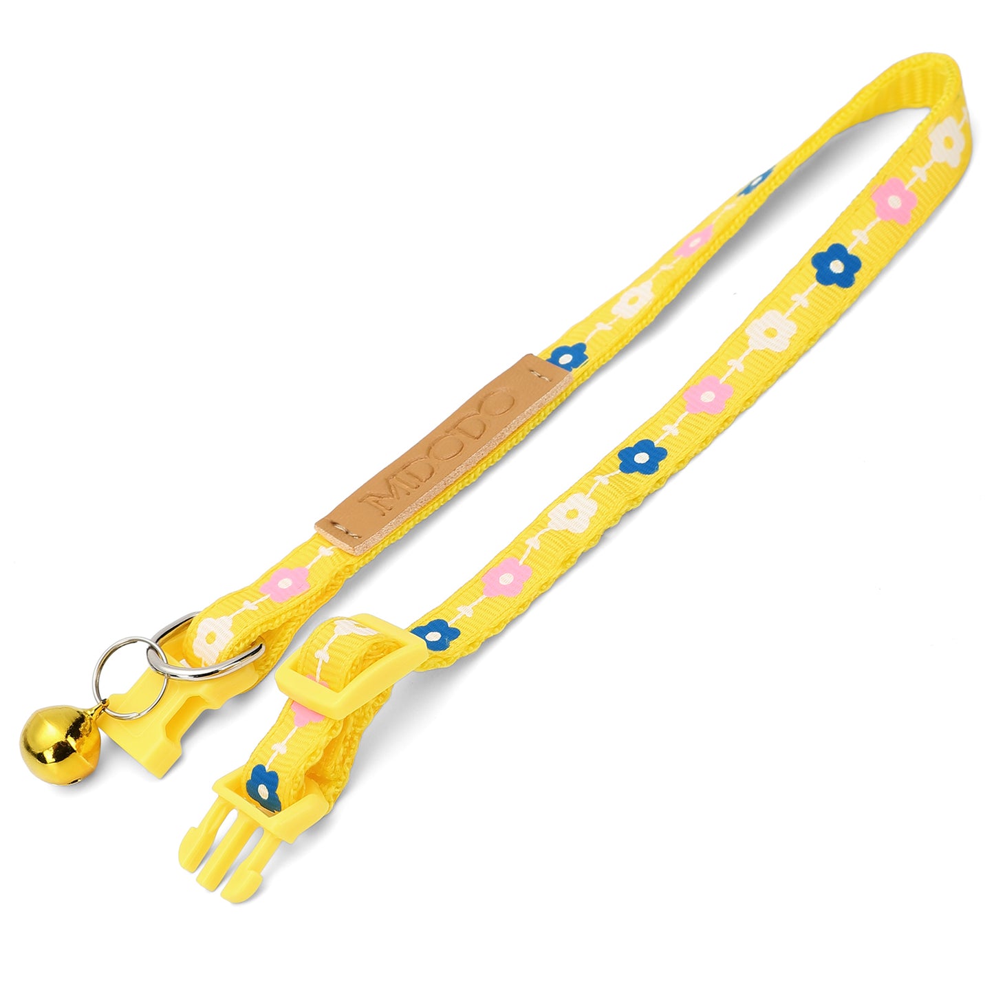 MDODO  Collars for Animals Breakaway Holder and Bell for Cats Dogs