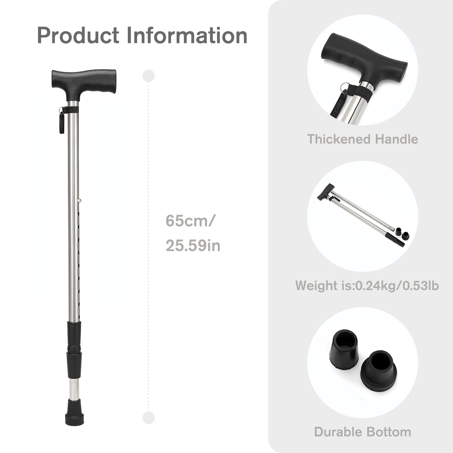 MDODO Walking Sticks Hiking Trekking Poles Balance Support for Seniors Women Men