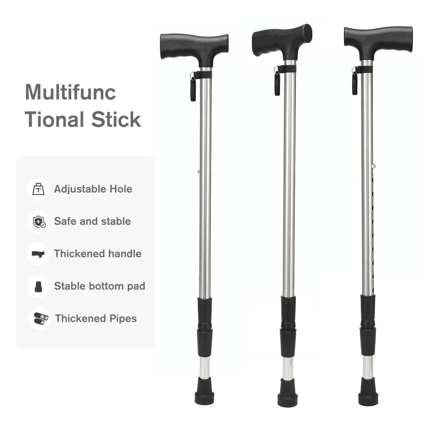 MDODO Walking Sticks Hiking Trekking Poles Balance Support for Seniors Women Men