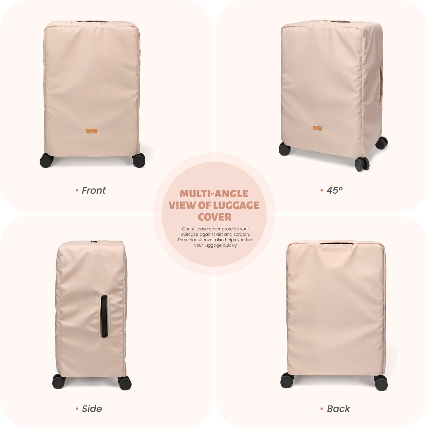 MDOOD fited protective covers for handbags, briefcases,valises, suitcases, and briefcase- ike portfolios