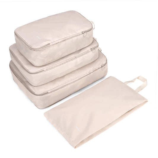 MDODO 4-piece Set Storage Bag for Home and Travel Garment Bags for Travel