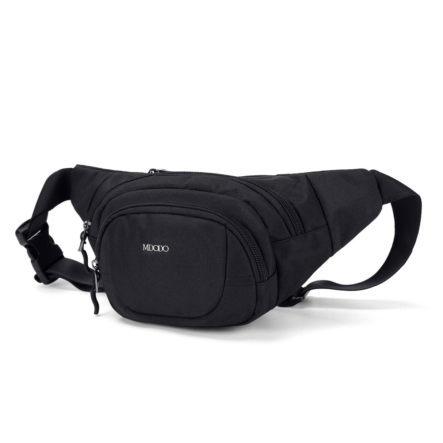 MDODO Bum bags Checkered Crossbody Bag Large Nylon Belt Purse Fanny Packs