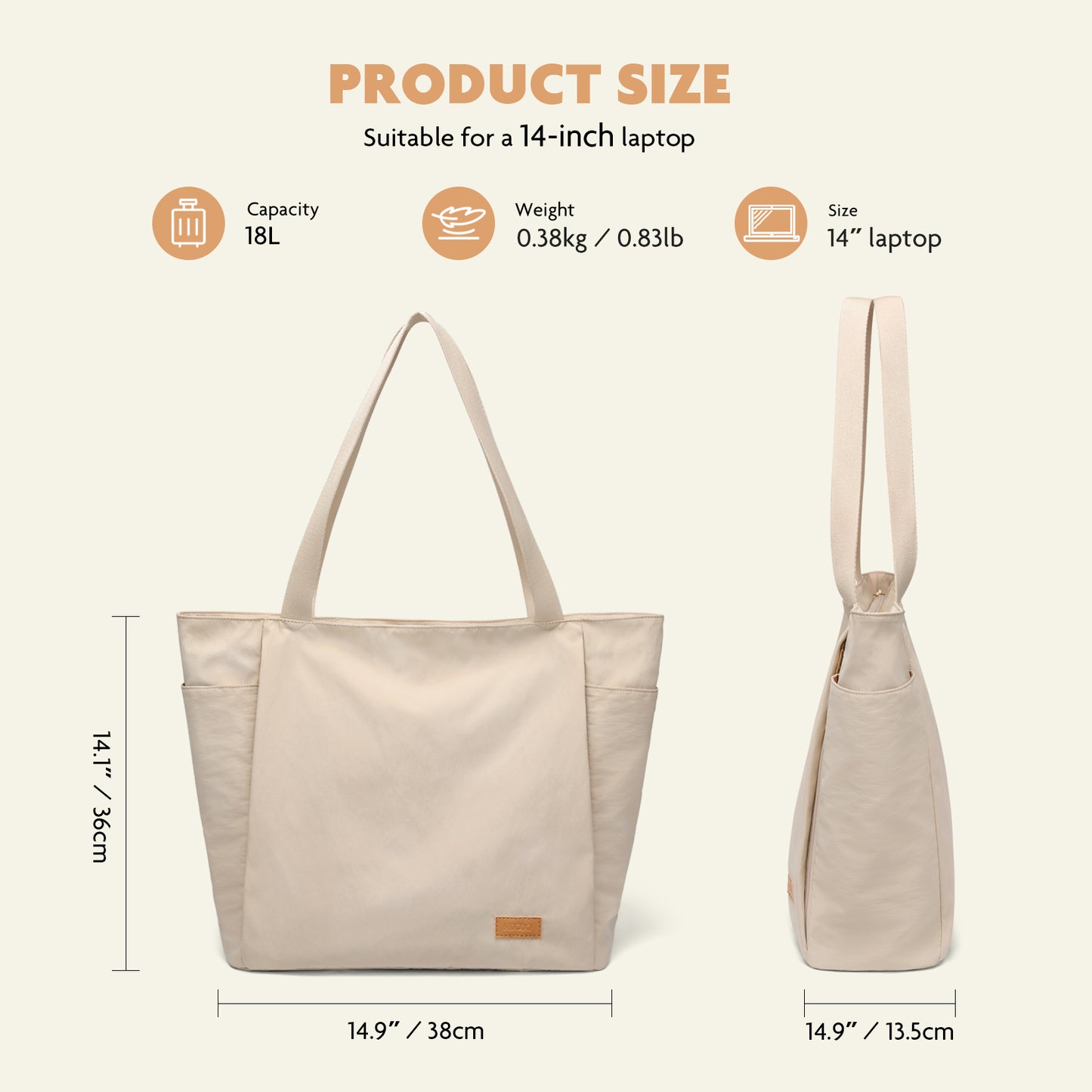 MDODO General purpose bags for carrying yoga equipment