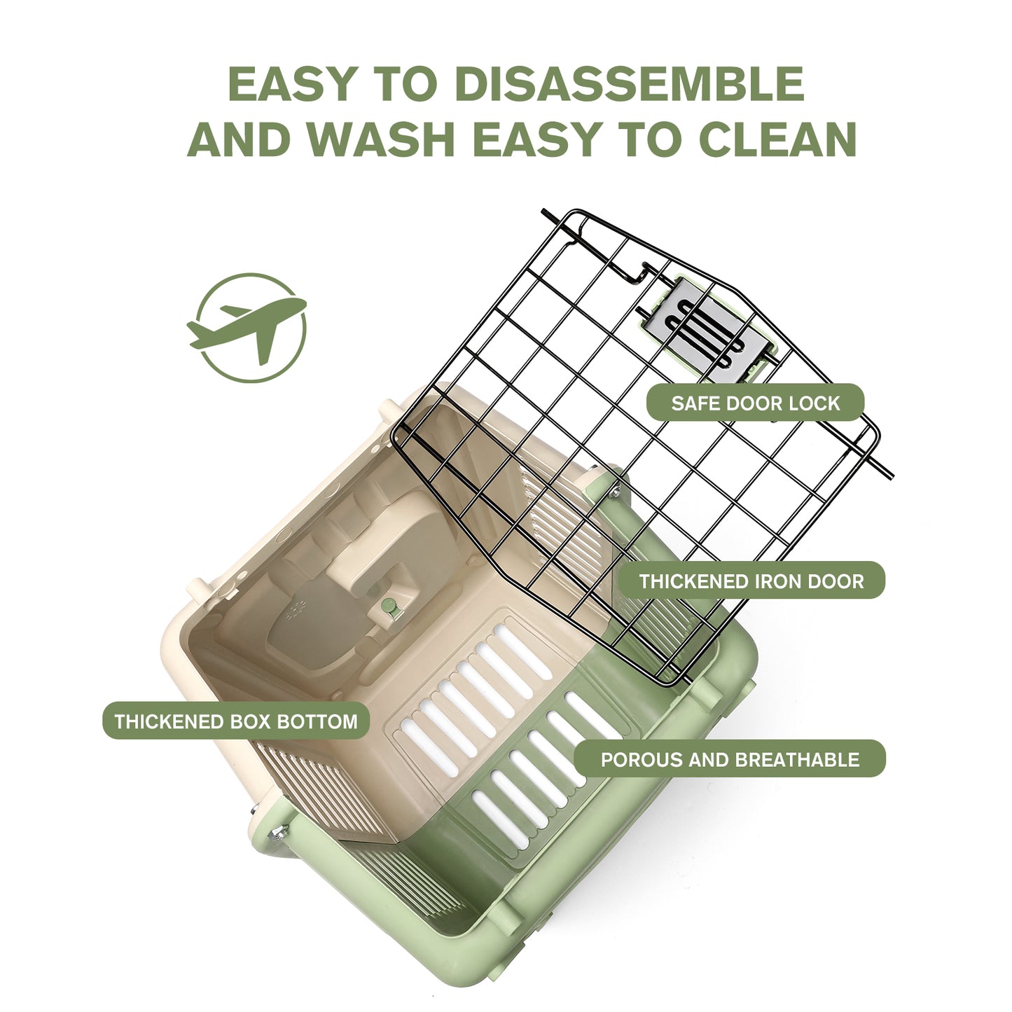 MDODO Travel Outdoor Carry On Pet  Animal Carriers for Cats and Dogs