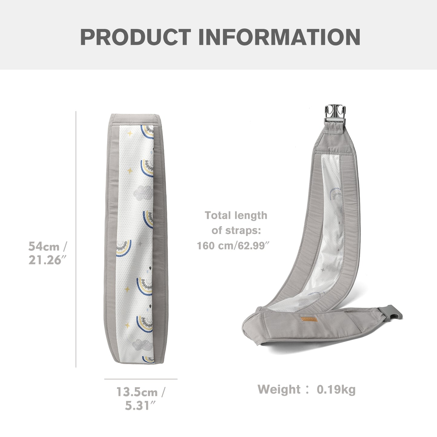 MDODO  Baby carriers worn on the body Worn on the Body Hands Free Infant Carrier