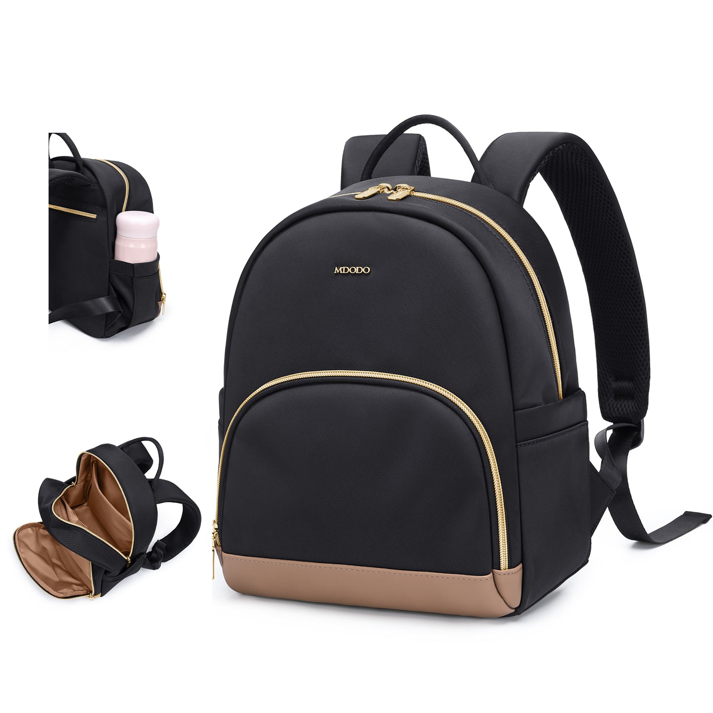 MDODO Small Knapsacks Lightweight Stylish Mini Backpack Daypack Purses Cute Bookbag for Casual College Travel Daily,fit 10.9Inch iPad