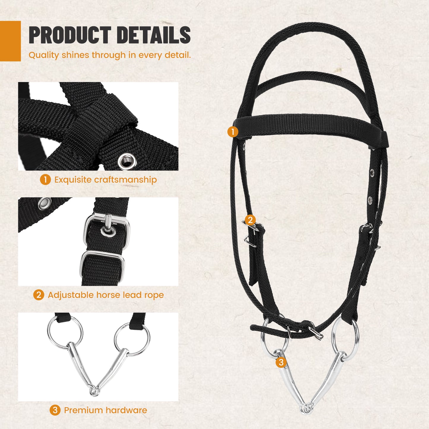 MDODO Equestrianism Leashes  Harness for animals