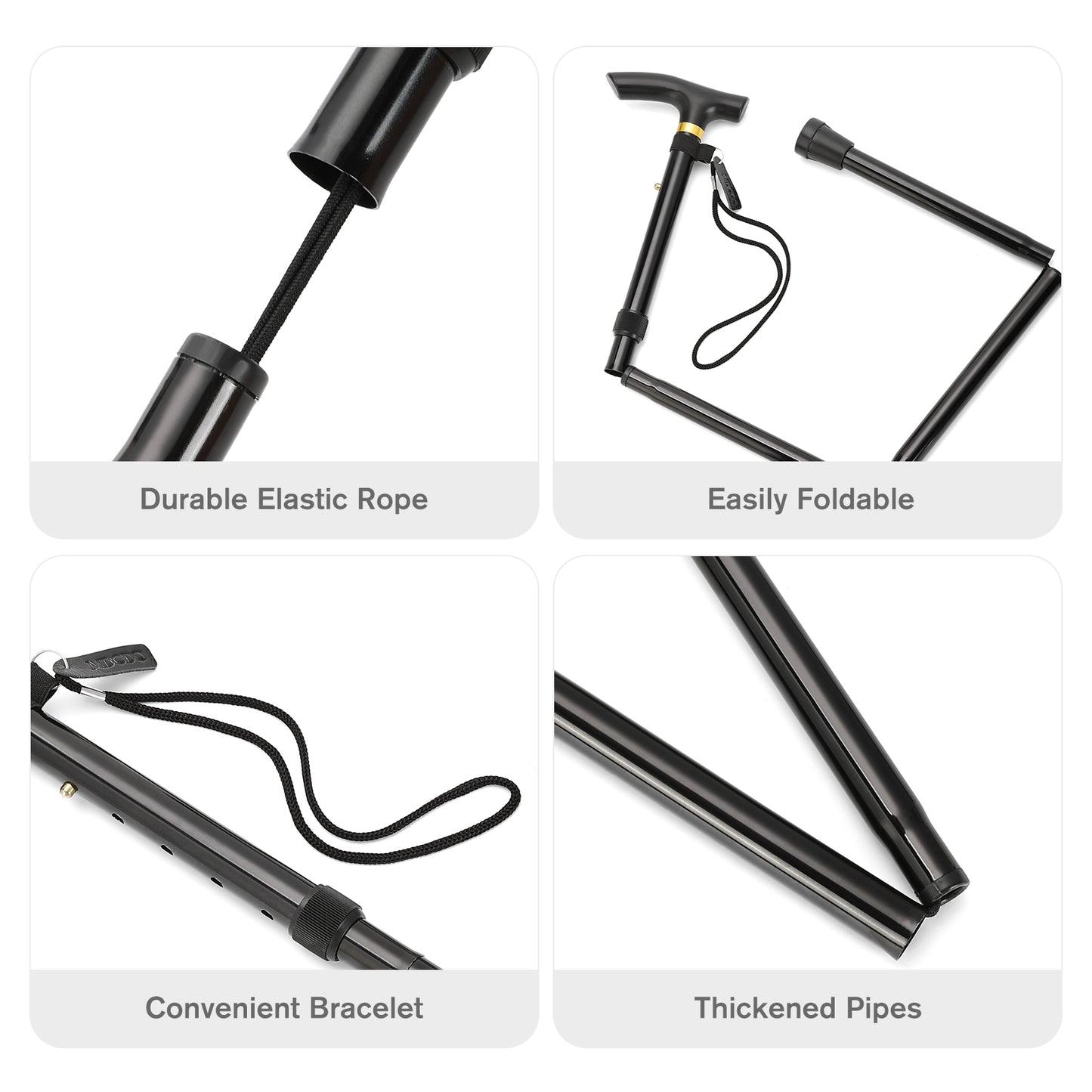 MDODO Mountaineering sticks Travel Folding Trekking Hiking