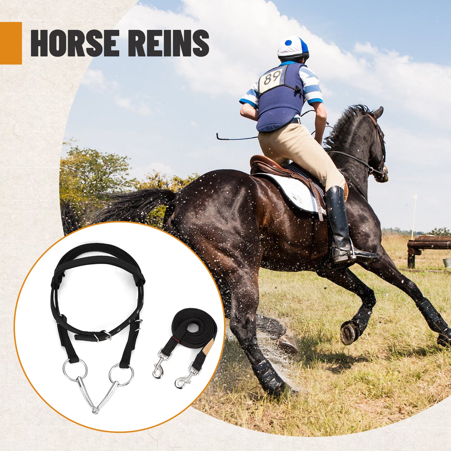 MDODO Equestrianism Leashes  Harness for animals